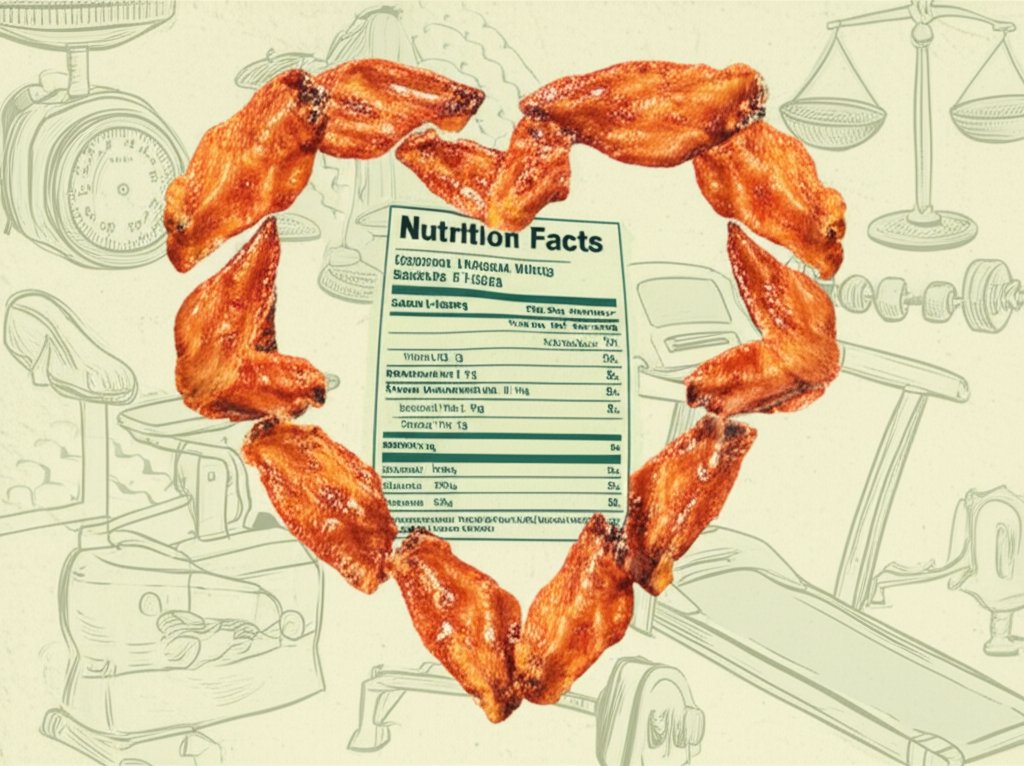 Baked chicken wing nutrition facts: healthy baked wings for balanced diet.