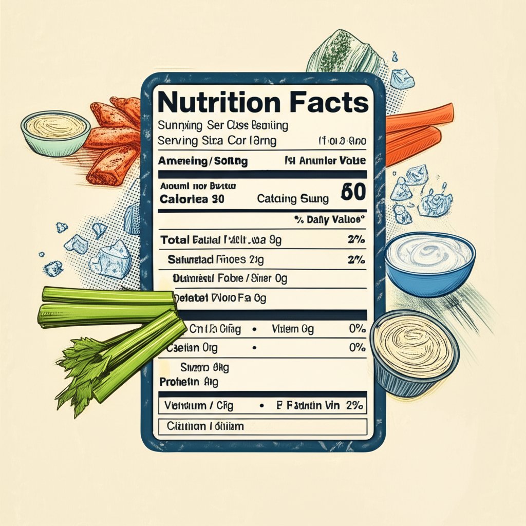 Blue cheese dressing nutrition facts: calories, fat, sodium, carbs, and protein.