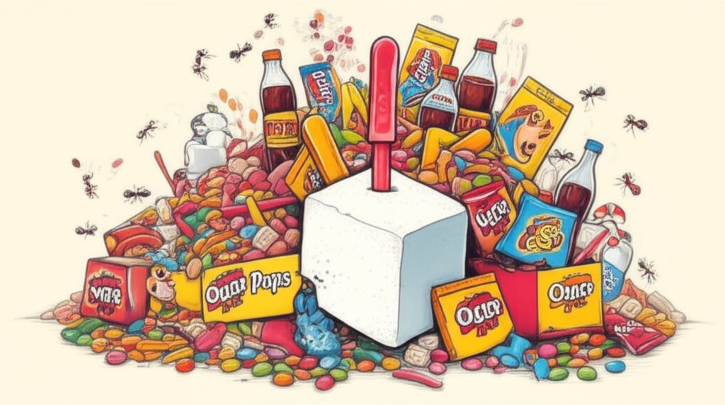 Otter Pops: Sugary frozen treats contributing to childhood sugar overload and health concerns.