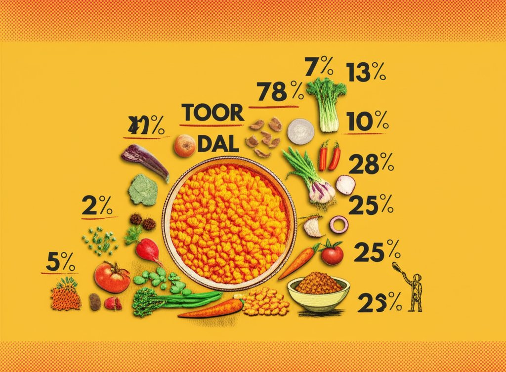 Toor dal nutrition: Protein, fiber, and essential nutrients for a healthy diet.