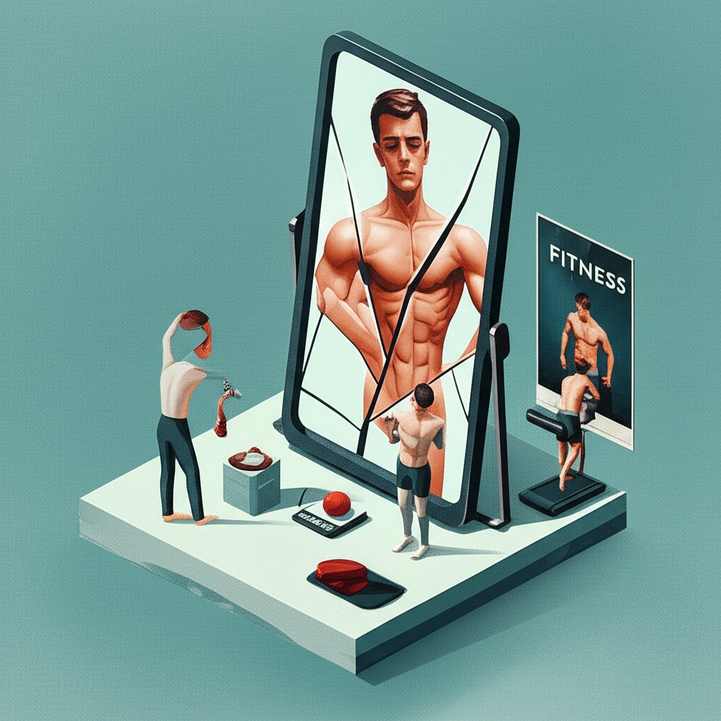 Male eating disorders awareness: Man seeking support and recovery for mental health.