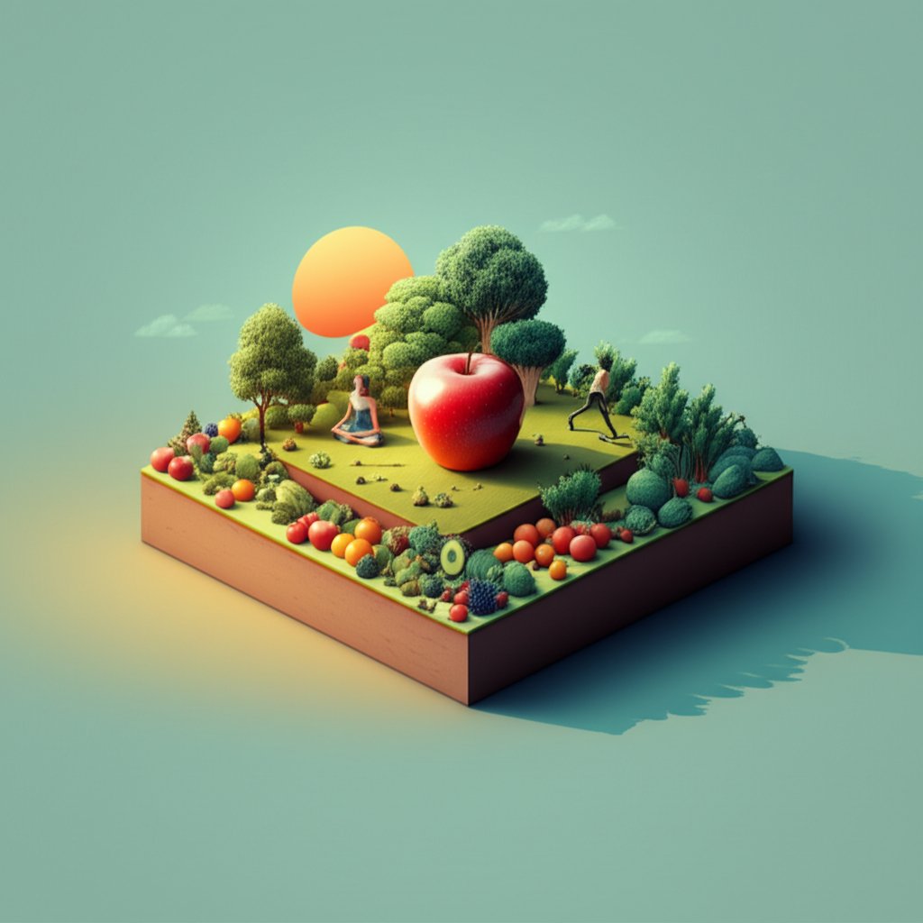 Smart nutrition foundation: balanced, healthy eating for wellness, no starvation.
