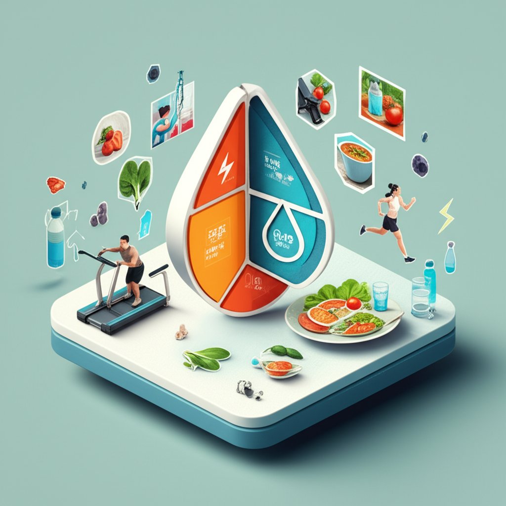 Modern diet drops: a three-pronged approach for effective weight loss.