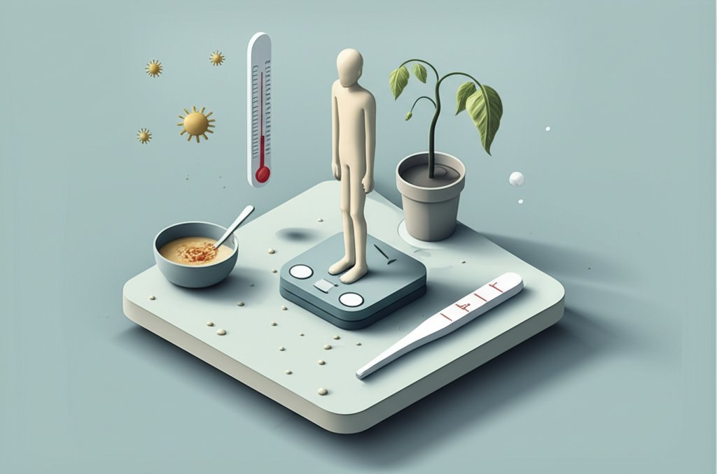 Why you lose weight when sick: increased metabolism, reduced appetite, energy use.