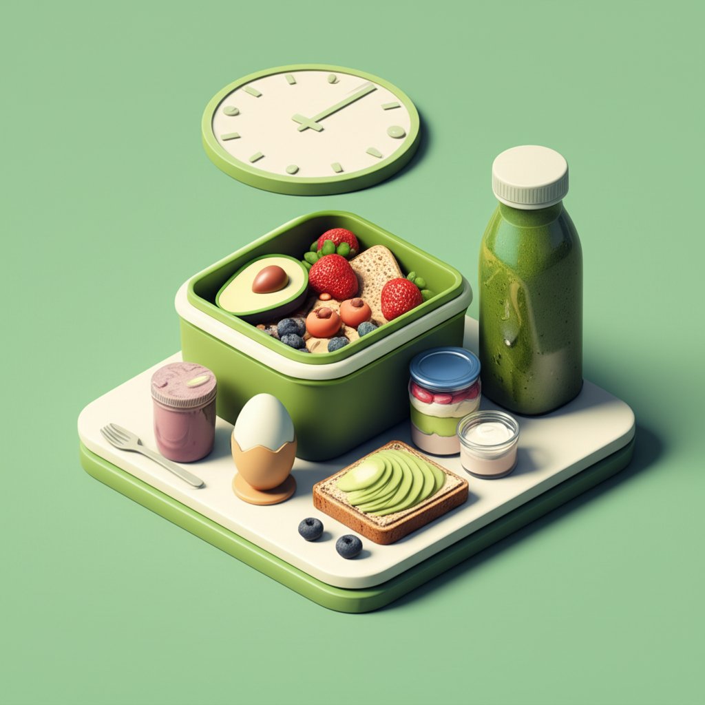 5-minute breakfast recipes: quick, easy, healthy meals to beat the cafeteria line.