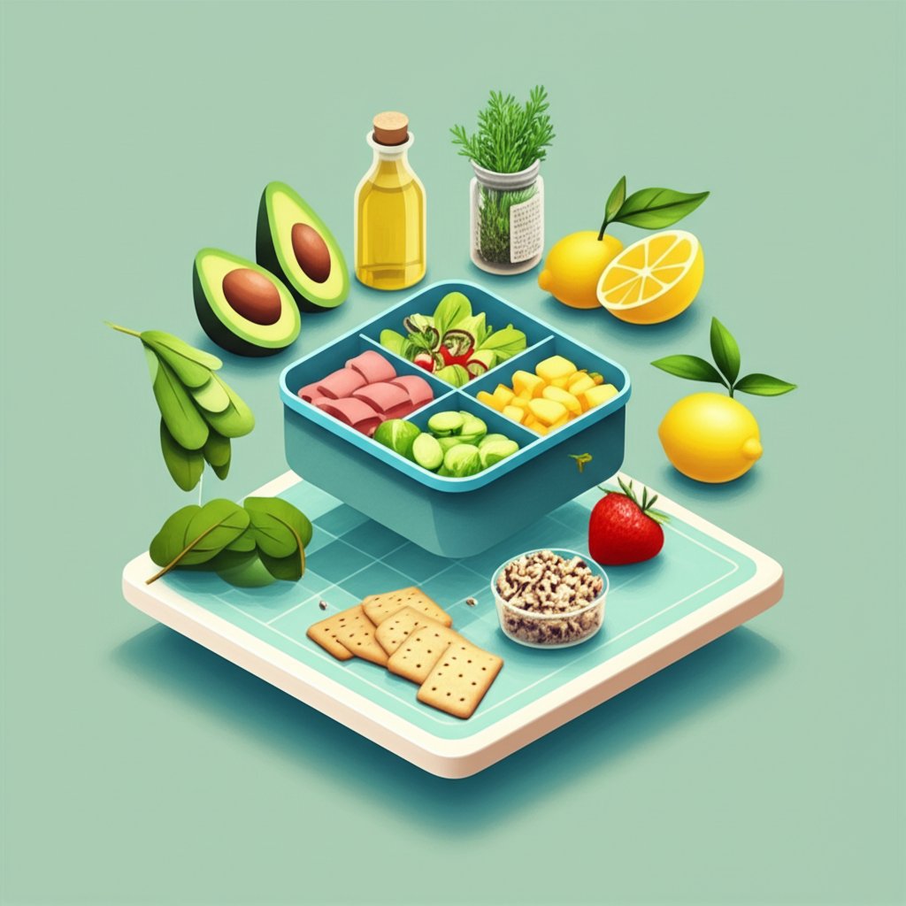 Visual framework for building perfect cold meals: healthy, easy recipes.