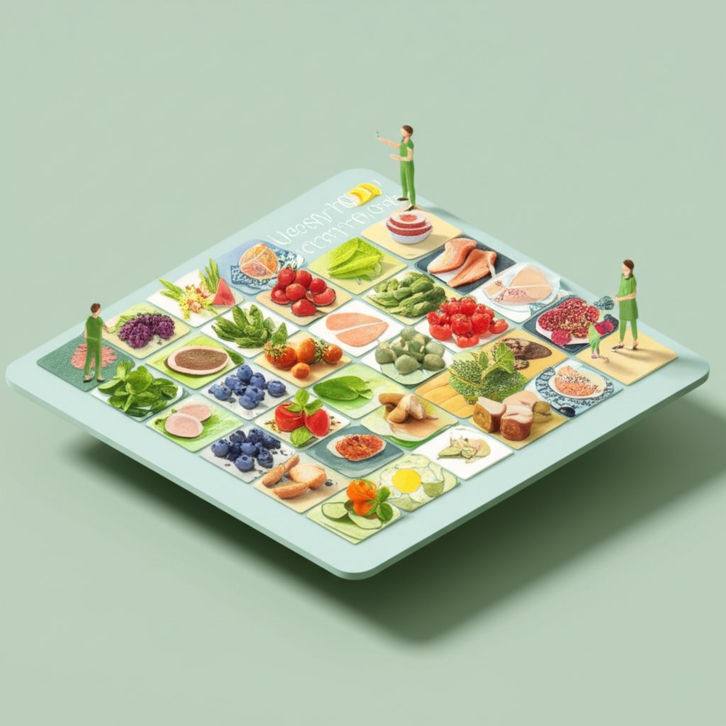 Sample 7-day, 1000-calorie meal plan framework for diet and weight management.