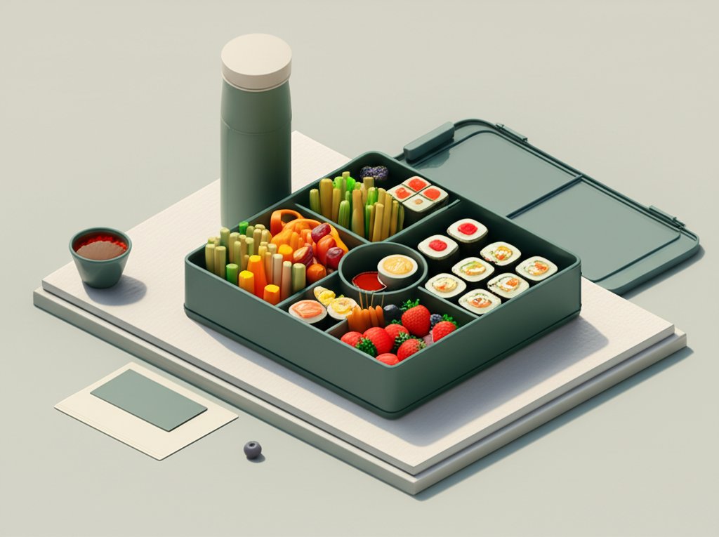 Adult bento box ideas for healthy, gourmet lunches.