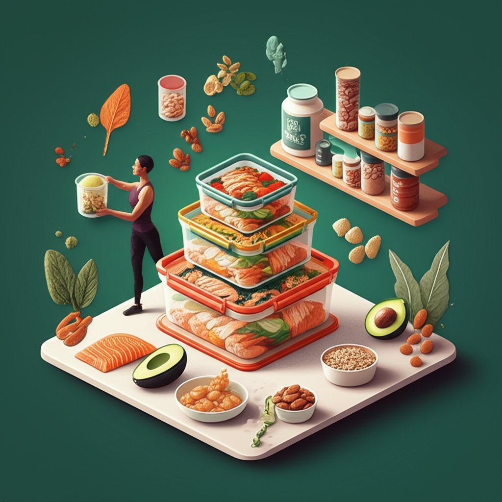 Best meal prep for healthy weight and muscle gain.