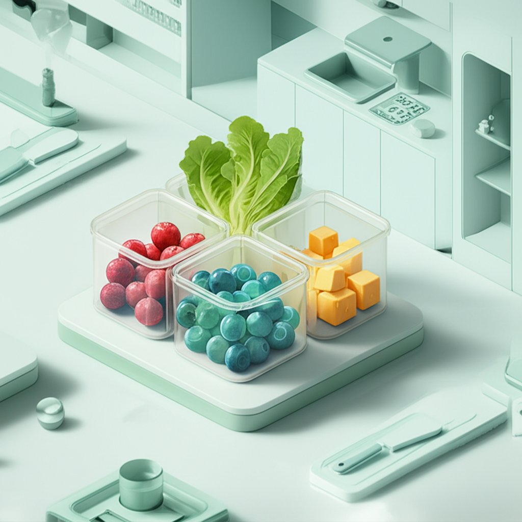 Food dividers preserve texture, taste, and freshness in smart food storage.