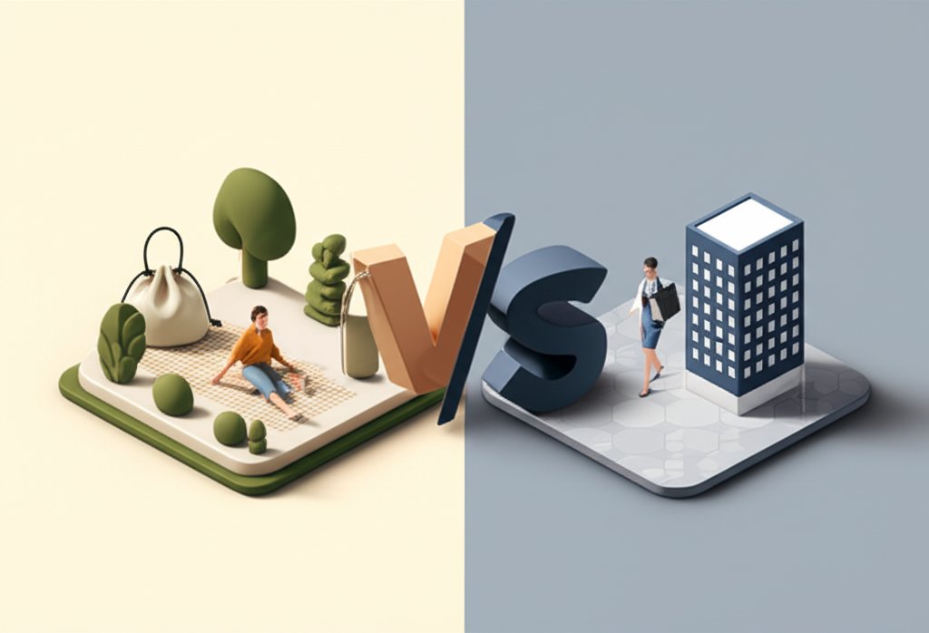 Drawstring Kinchaku bag vs. structured mini-tote: compare styles for your perfect look.