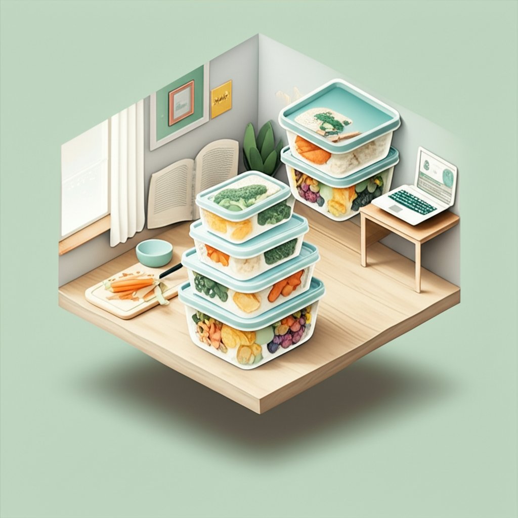 Easy, healthy college meal prep for busy students.