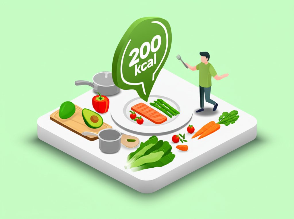 Healthy, delicious food recipes under 200 calories.
