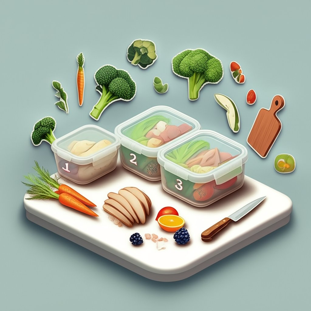Your simple 3-step meal prep plan: easy guide to getting started.