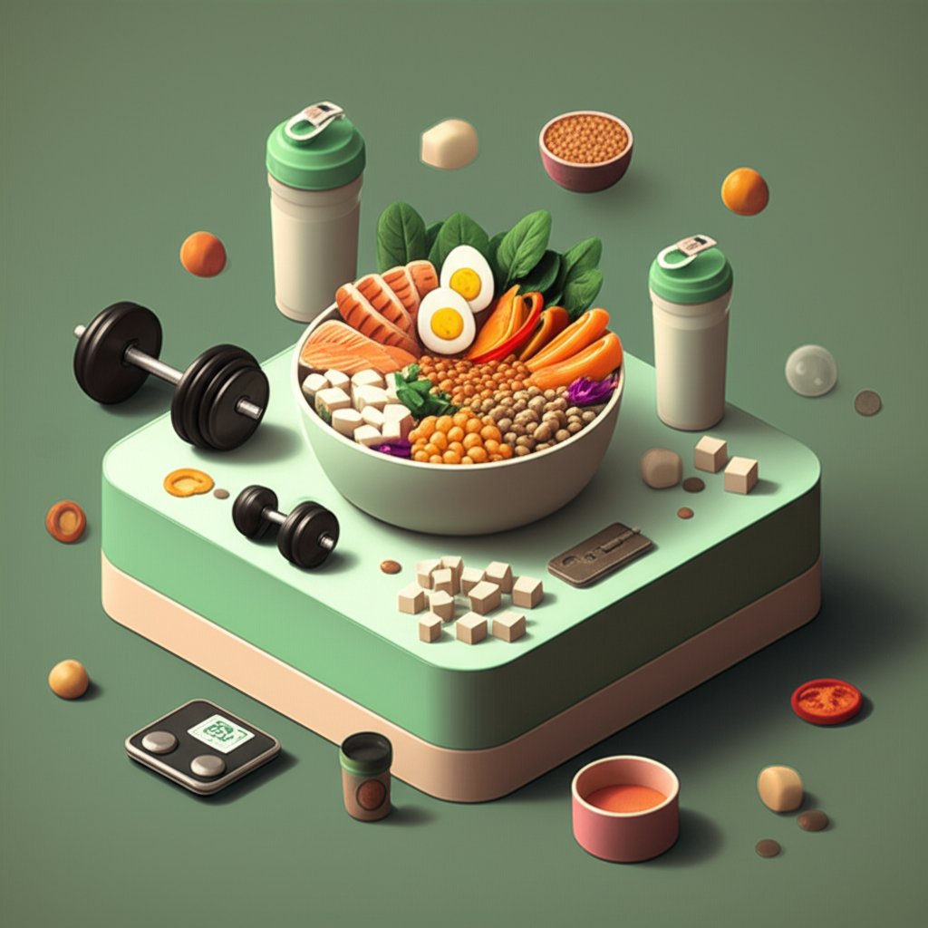 High protein bowls with lean meats, healthy grains, and fresh vegetables.