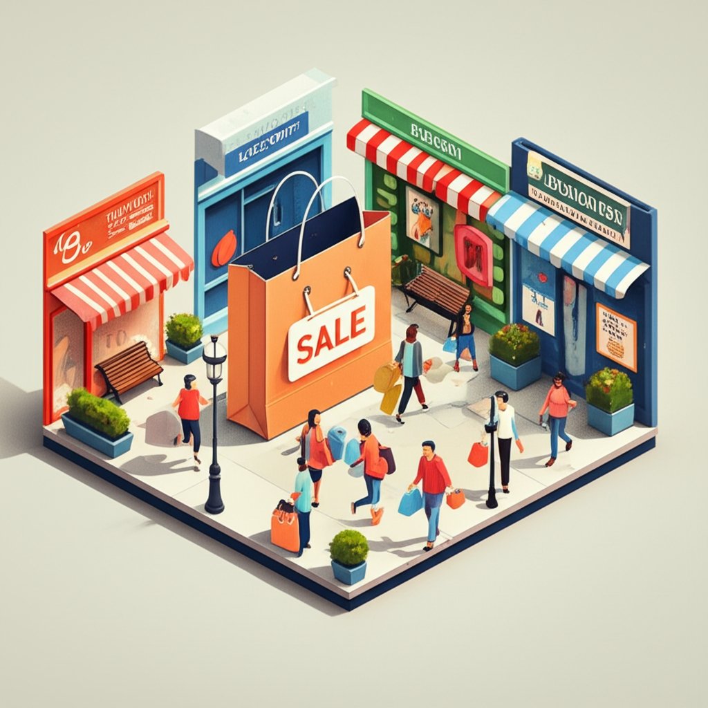 Shoppers hitting the pavement to physically find the best deals in stores.