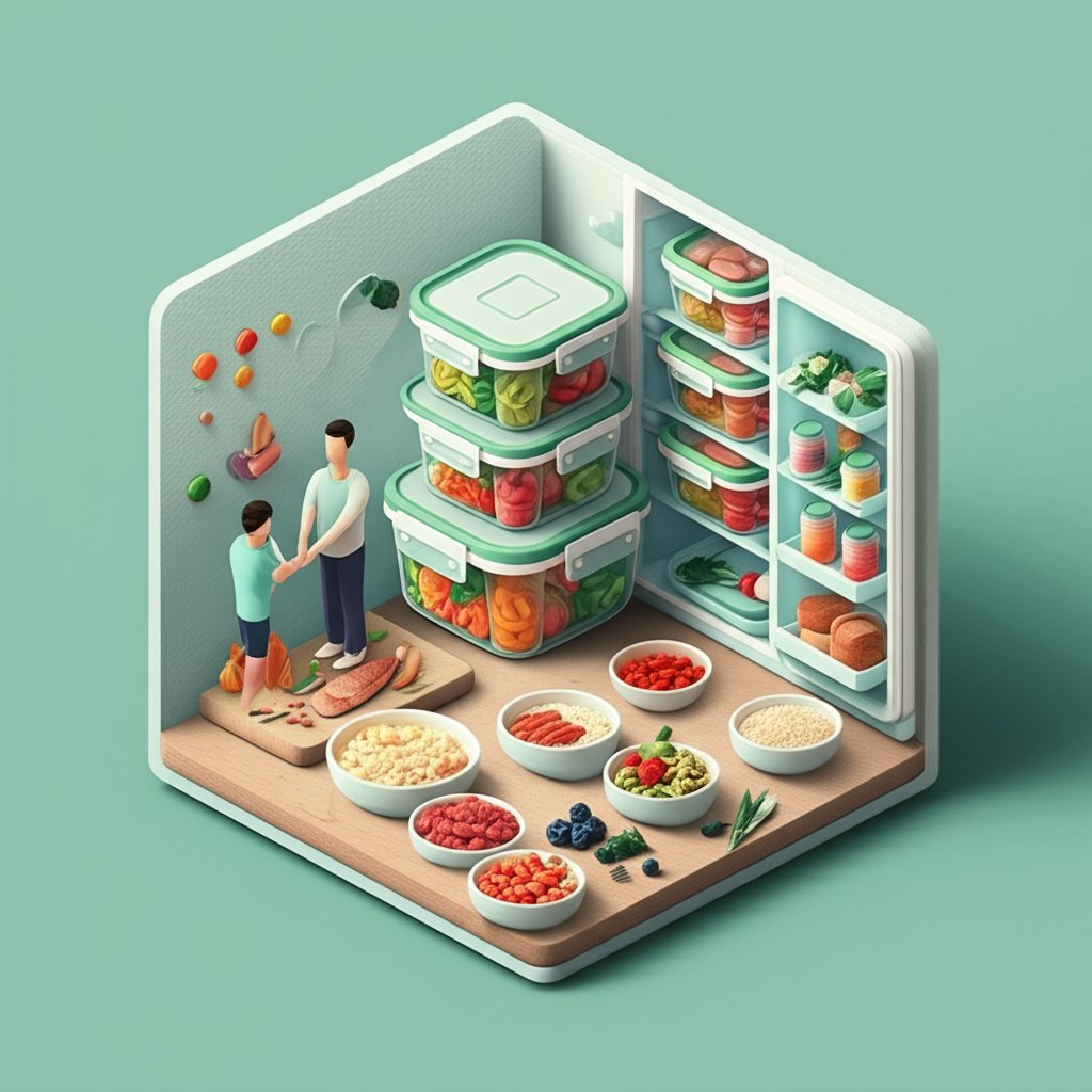 Colorful meal prep bowls for healthy, easy lunches and dinners.