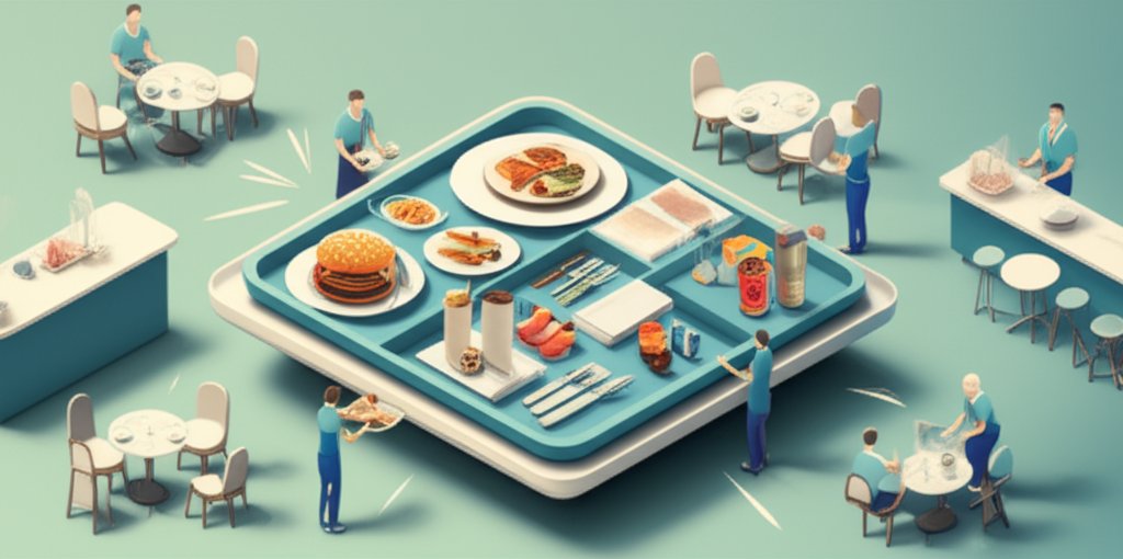 Restaurant trays: a game-changer for enhancing food service efficiency.