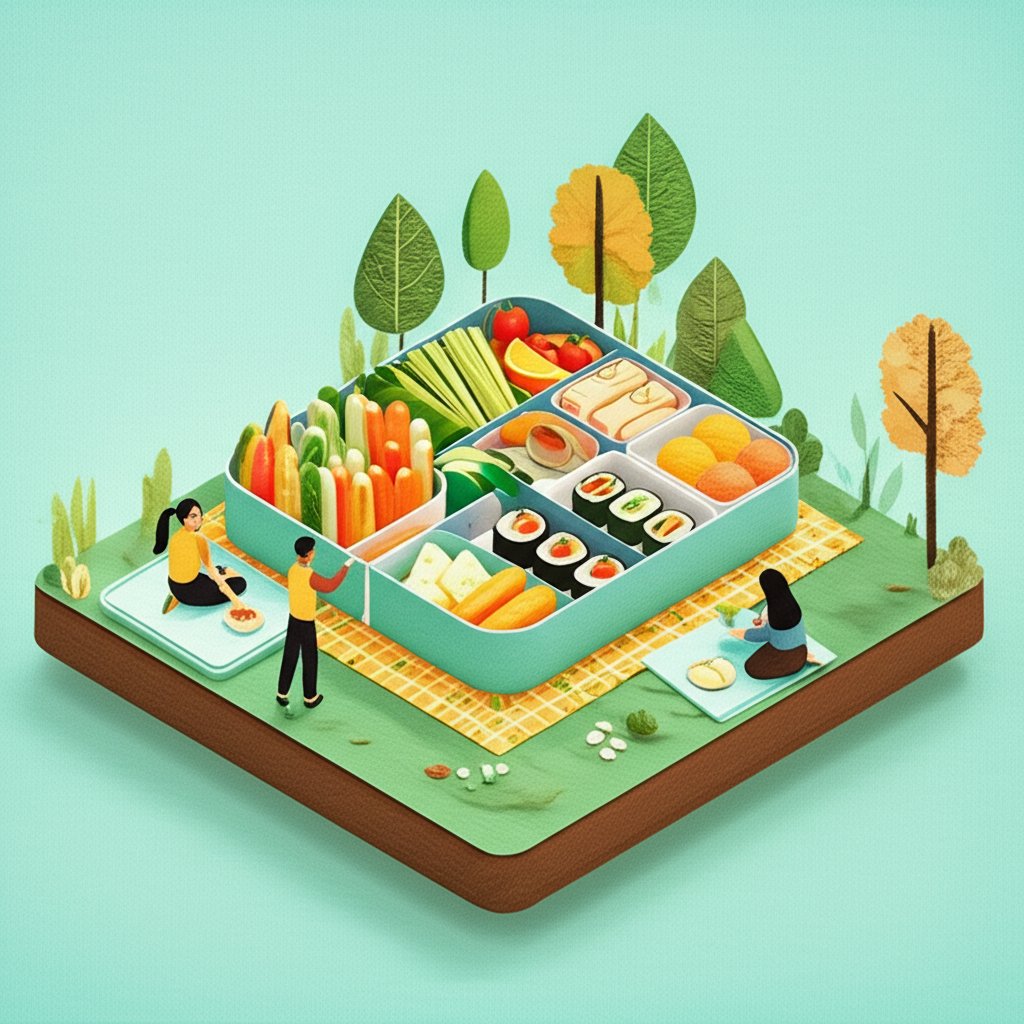 Colorful no-reheat bento boxes for easy, healthy, fuss-free lunches.