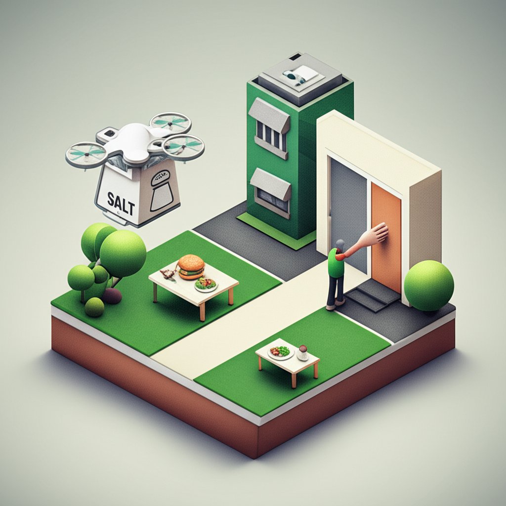 Salt food delivery: Fresh, gourmet meals conveniently brought to your door.