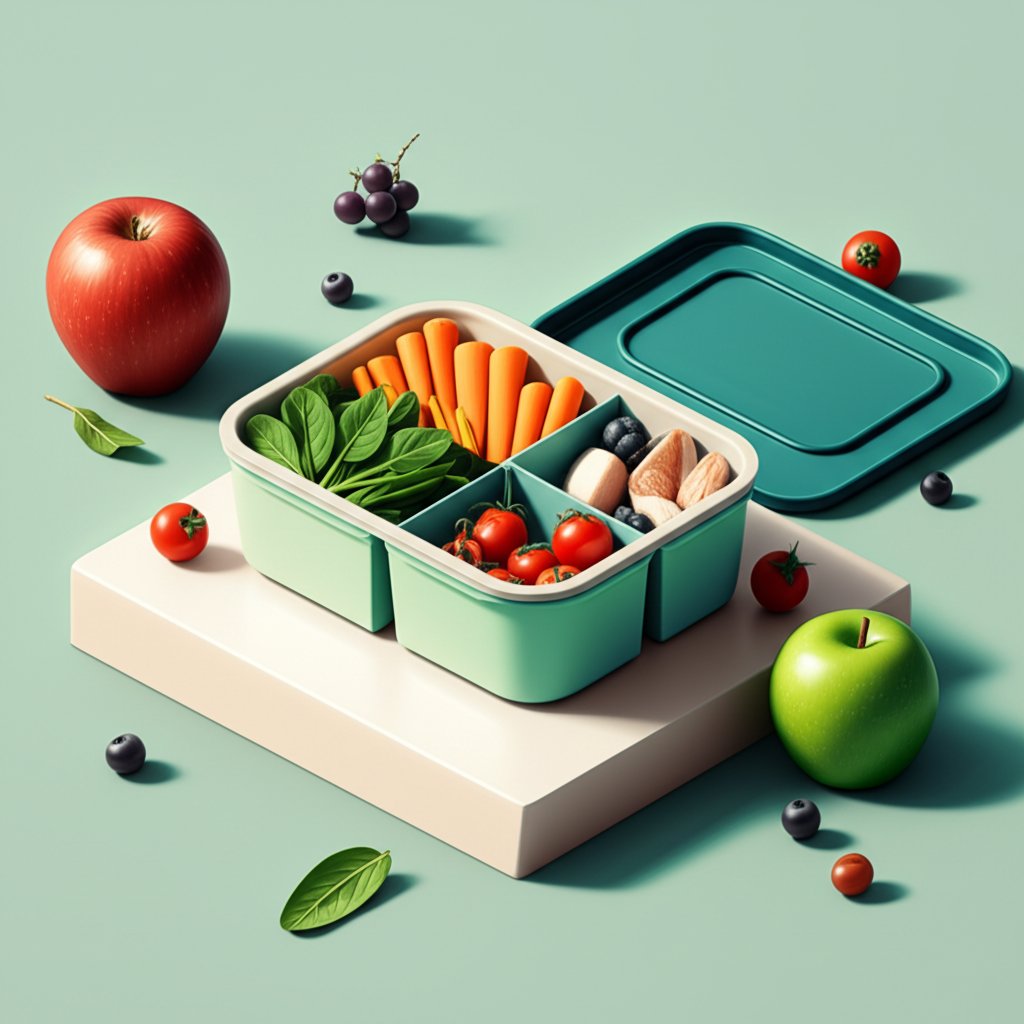 Sectioned Tupperware container with compartments for organized meal prep and food storage.