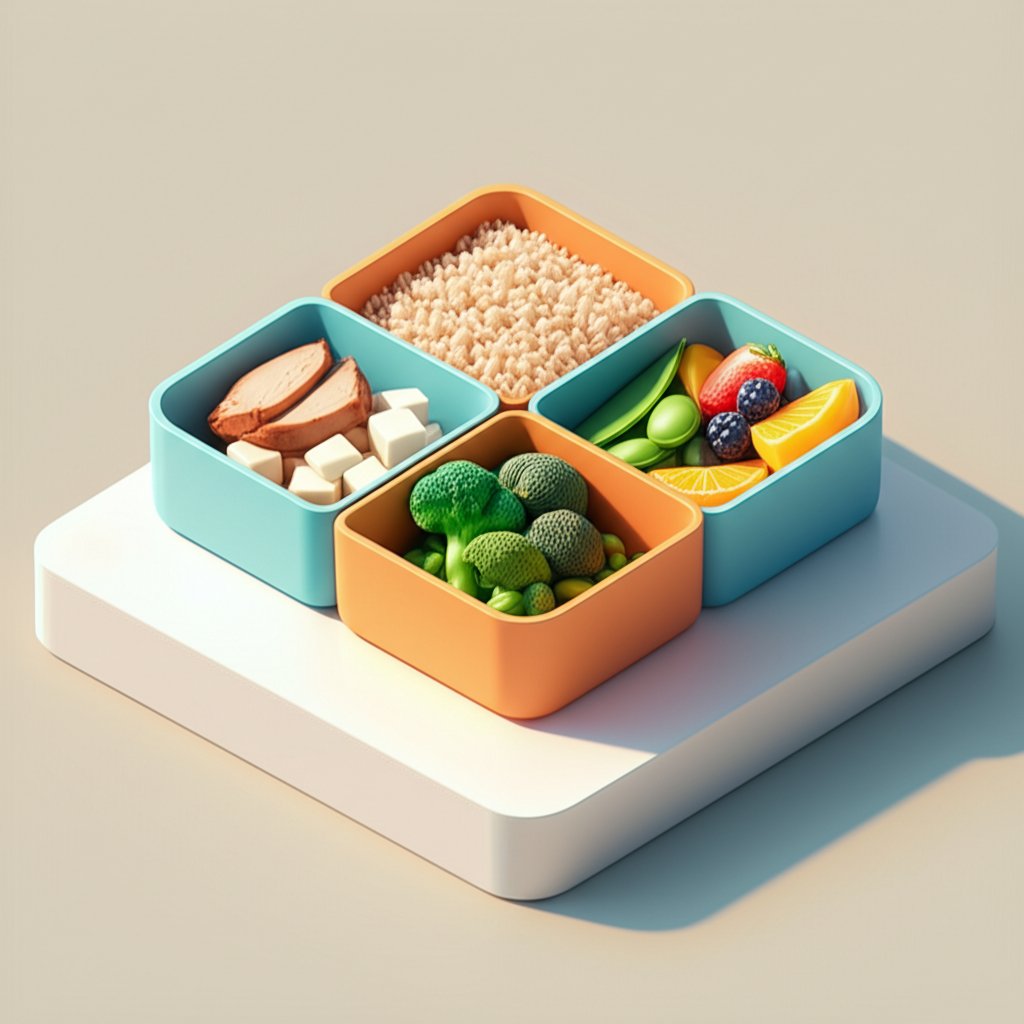 Anatomy of a perfect divided container for efficient organization.