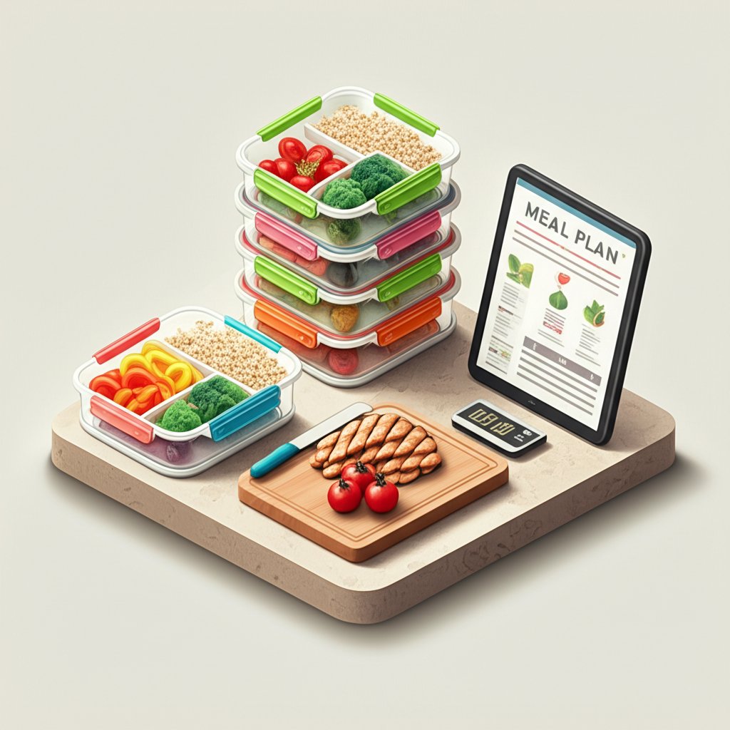 Your compact companion for mastering daily meal prep.