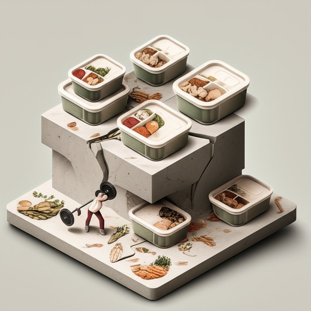 Why standard meal prep often fails for muscle and weight gain.