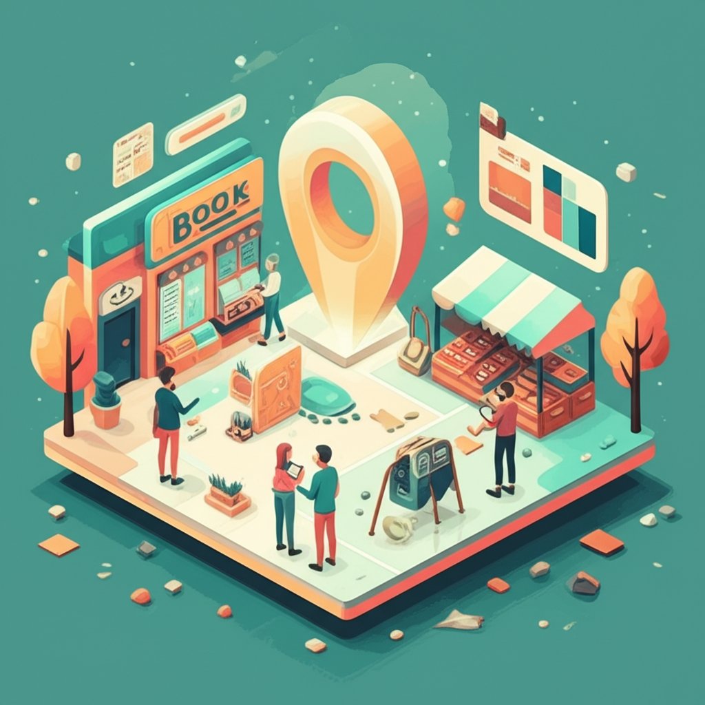 Digital map on smartphone pinpoints local finds, businesses, and hidden gems.