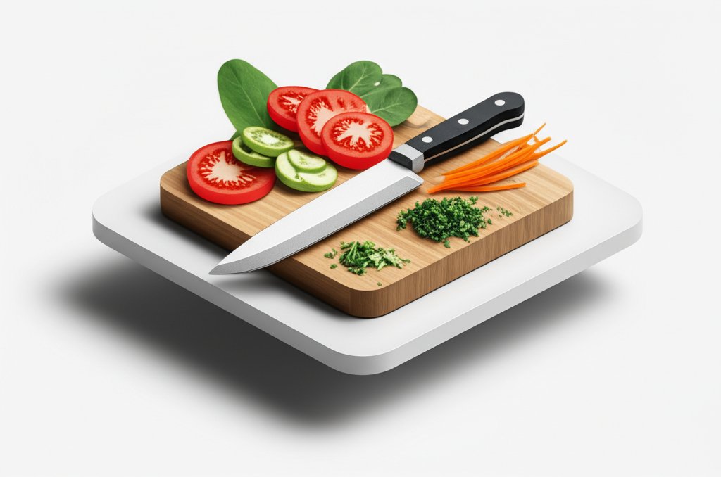 Sharp steel kitchen knives: unbeatable edge, precision cutting, durable performance.