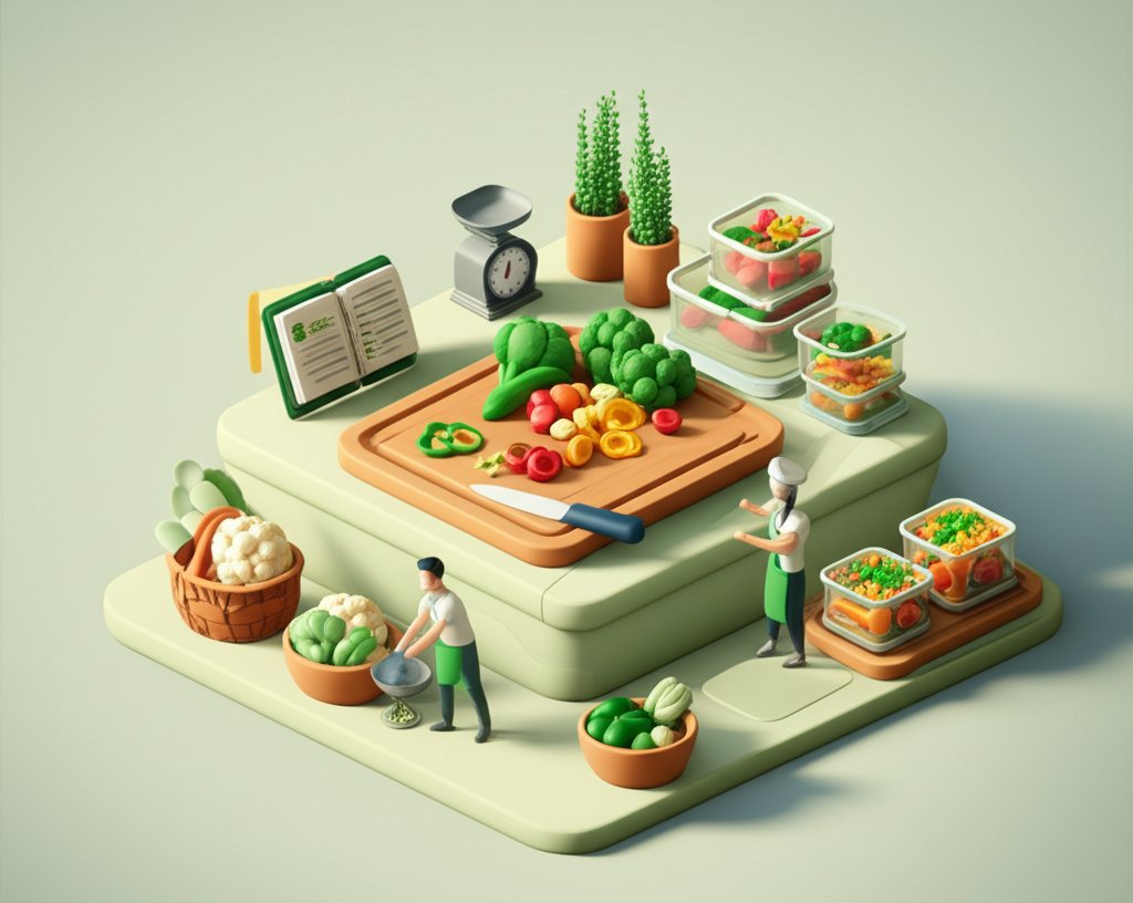 Healthy vegetable meal prep ideas for easy, convenient weekly meals.