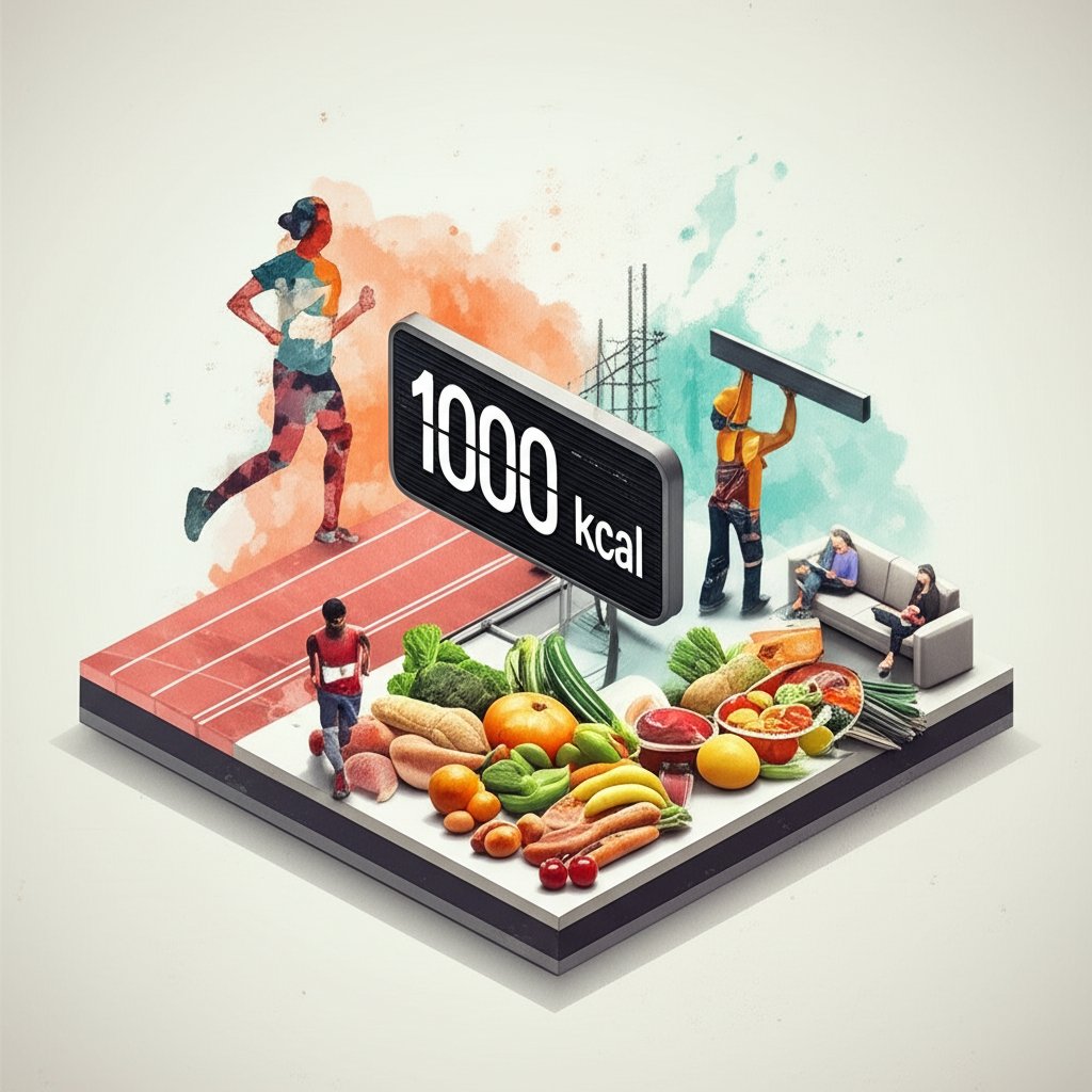 Understanding who needs a 1000-calorie meal for nutrition and energy: athletes, active people.