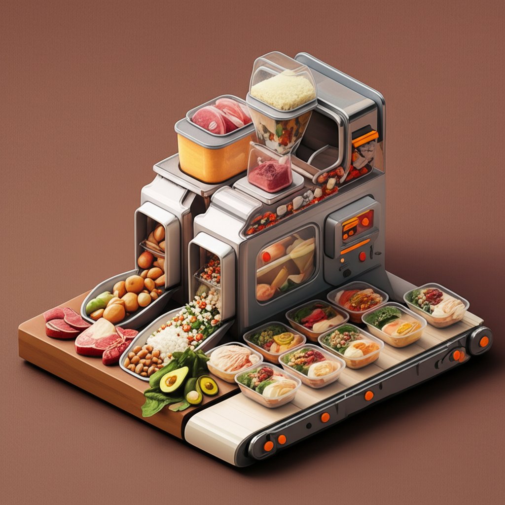 High-calorie meal prep engine, 3-step build guide.